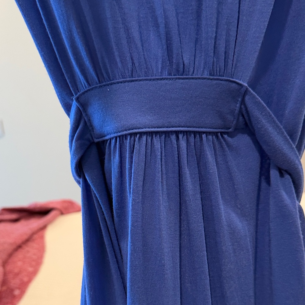BCBGMaxAzria Blue Ruffle Mini Dress - Picture 7 of 9